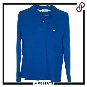 Southern Tide Royal Blue Skip‎ Jack LS Polo Small
